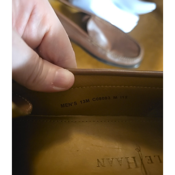 Cole Haan Brown Leather Loafer Slip On Shoes Men\'s Size‎ 13M main image 4